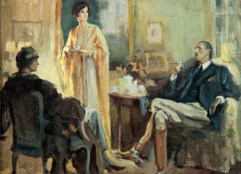 Conversation Piece by Fred Elwell