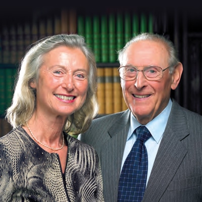 Wendy Loncaster and Malcolm Shields, authors of Fred Elwell - A Life in Art